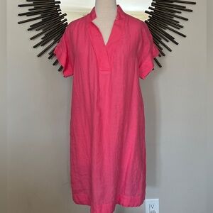 Talbots Linen Shift Dress